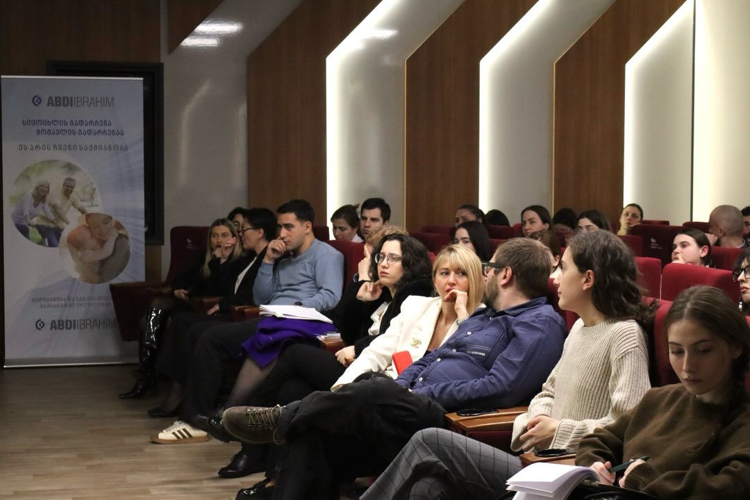 Medical students at a Dandy Georgia lecture in Tbilisi