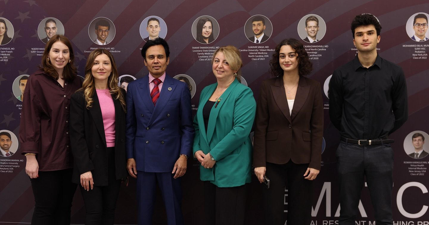 Dandy Georgia core team with Prof. Saleem Abdulrauf at the Advances in Neurosurgery Symposium